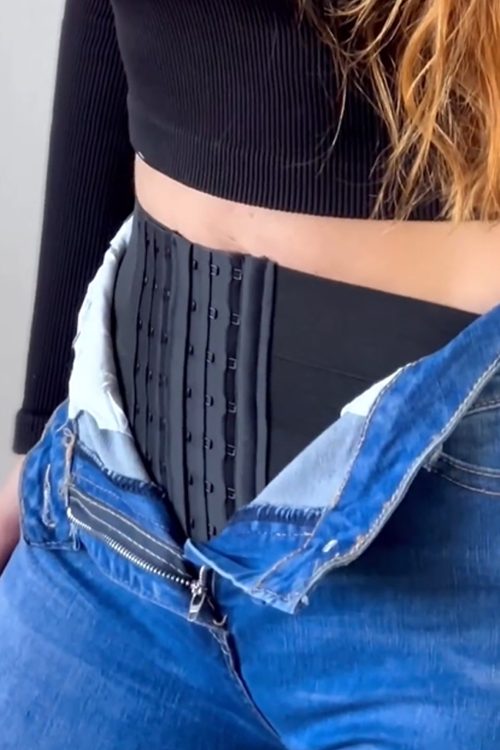 Jeans With Shape Belt（Pre-Sale）