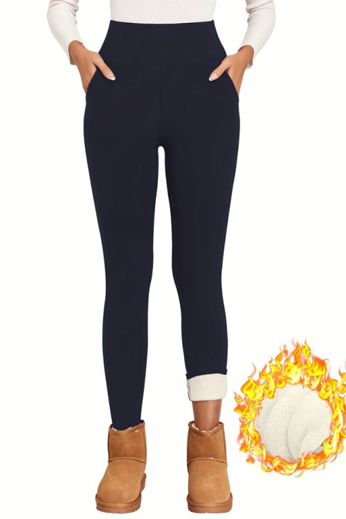 High Elastic Fleece Warm Yoga Pants