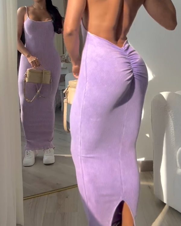 Beautiful Back And Hip-Hugging Dress (Pre-Sale)