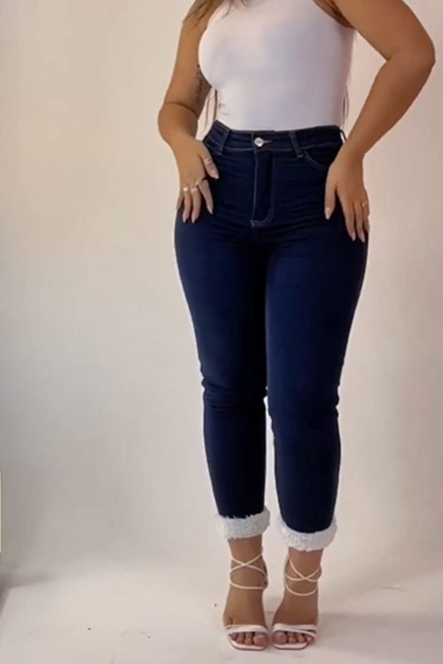 Fleece Skinny Jeans (Pre-Sale)