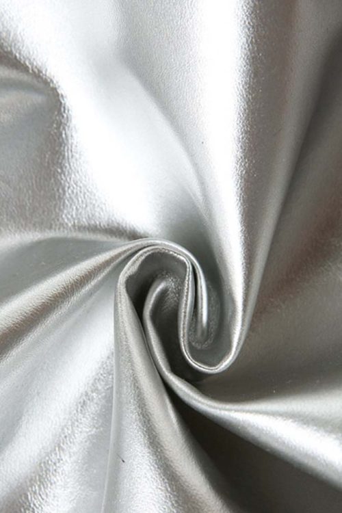 Fashion Pleated Faux Leather Sexy Pants