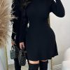 Knitted Flared Dress