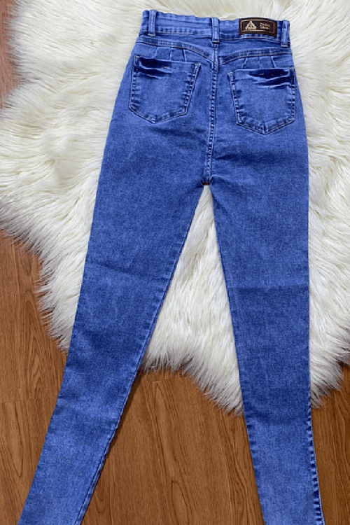 Light Blue Braided Jeans