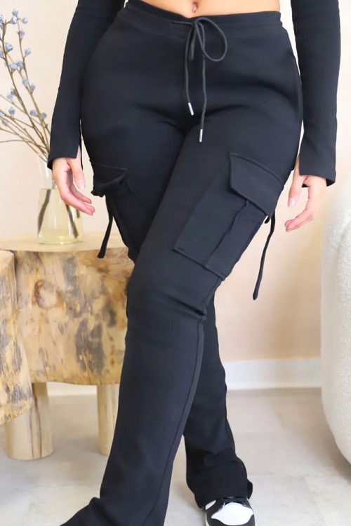Multi-Pocket Cargo Sweatpants
