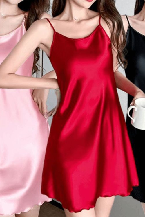 Thin Ice Silk Nightgown Camisole