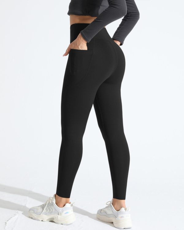 High-Waisted Tummy-Controlling Warm Sports Leggings