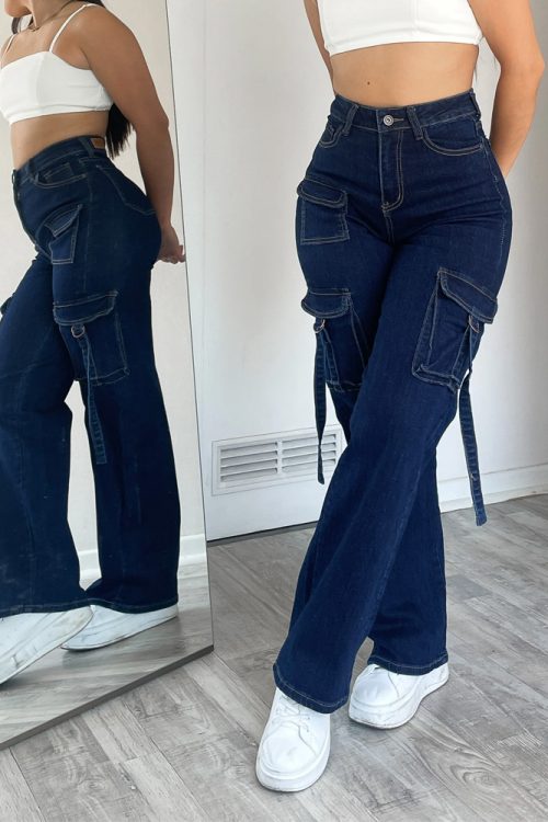 Multi-Pocket Cargo Jeans（Pre-Sale)
