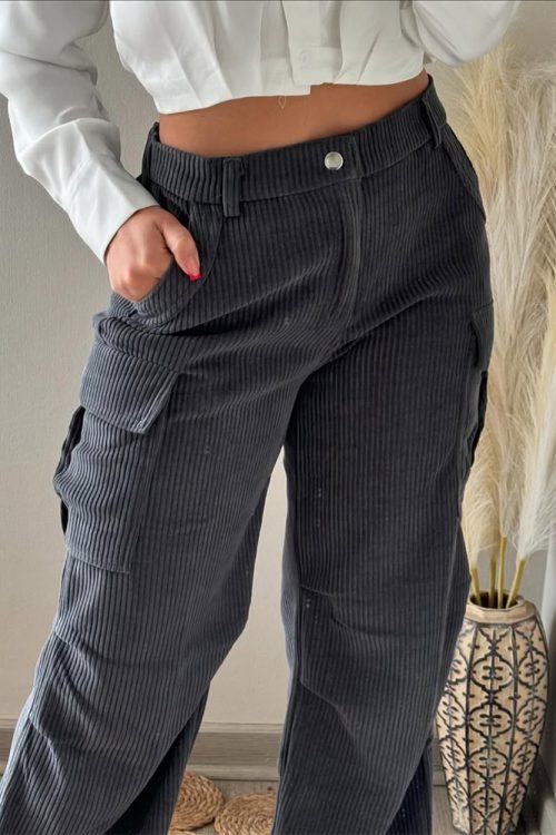 Corduroy Cargo Trousers