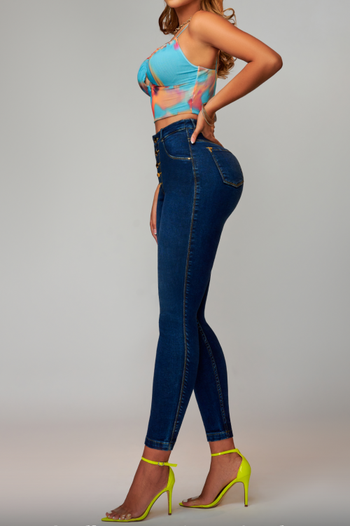 Push Up Jeans Glamour Glow