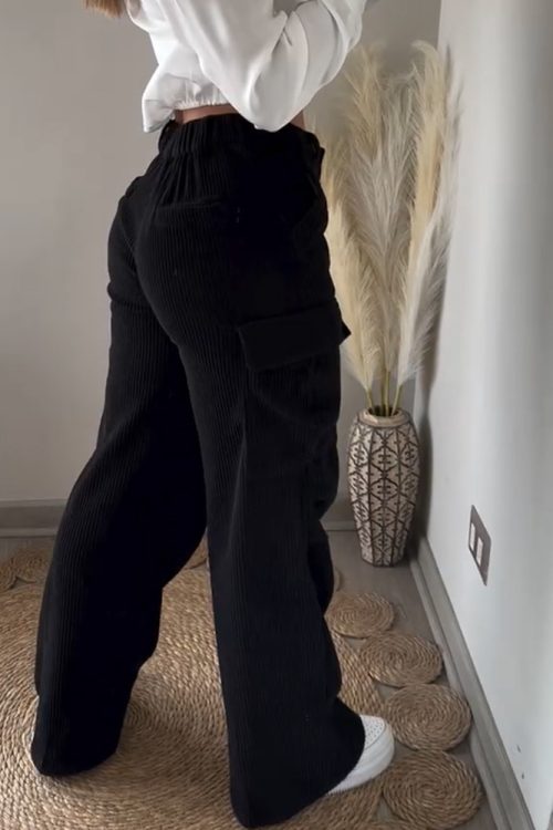 Corduroy Cargo Trousers