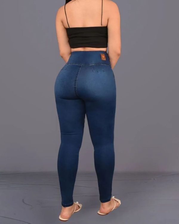 High Rise Skinny Peach Hip High Waist Jeans (Pre-Sale)