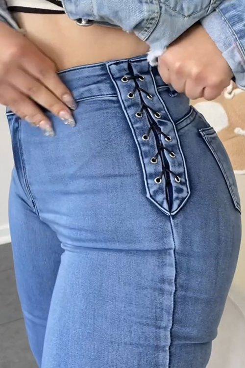 Women's Flirty Curvy Skinny High Rise Stretch Jeans  (Pre-Sale)
