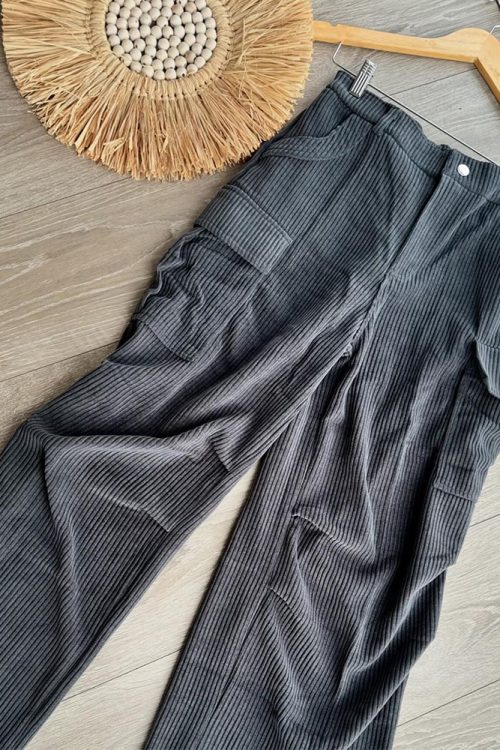 Corduroy Cargo Trousers