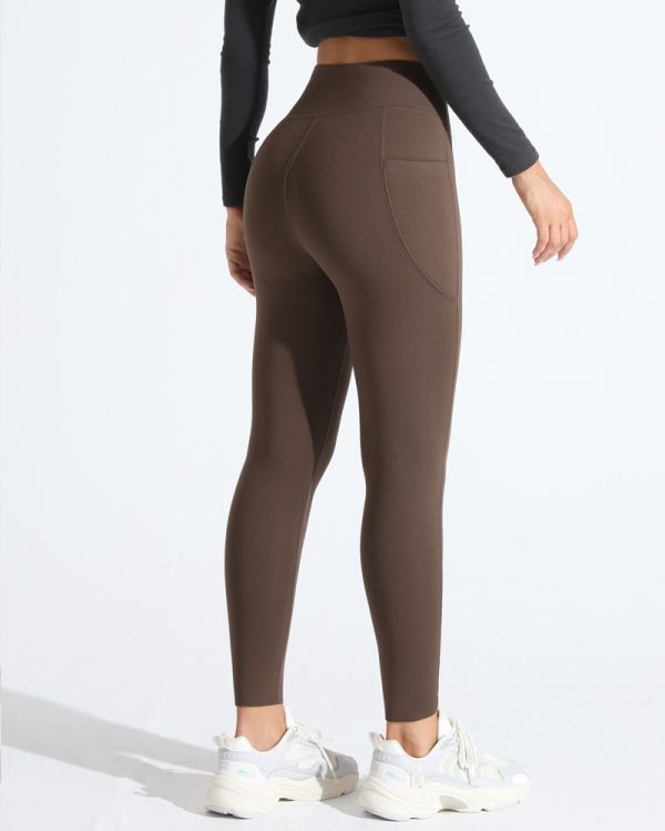 High-Waisted Tummy-Controlling Warm Sports Leggings