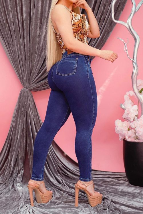 High Waist Tummy Control Stretchy Jeans