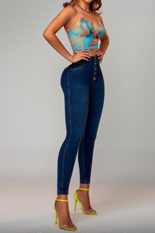 Push Up Jeans Glamour Glow