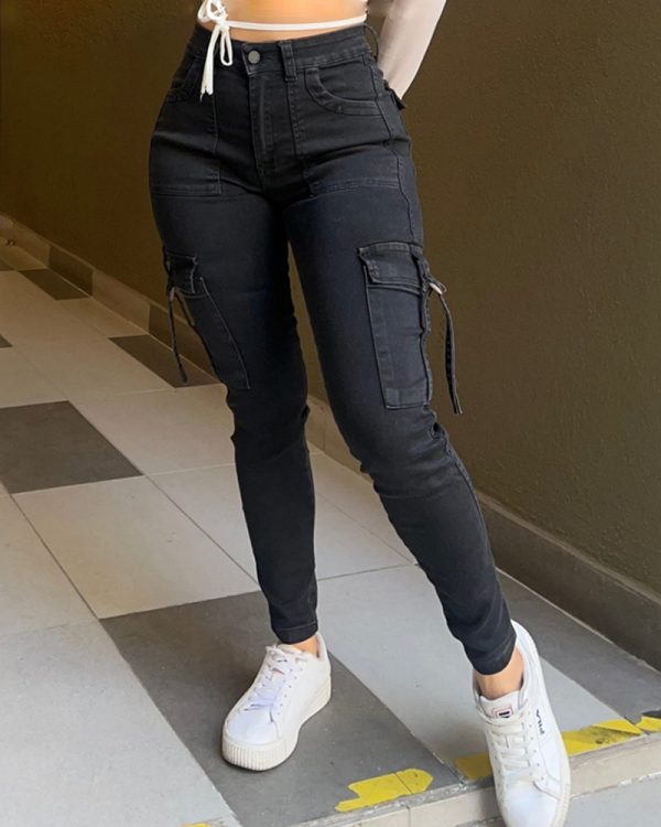 Skinny Jeans With Big Pockets
