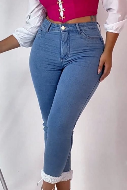 Fleece Skinny Jeans (Pre-Sale)