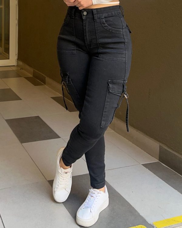 Skinny Jeans With Big Pockets