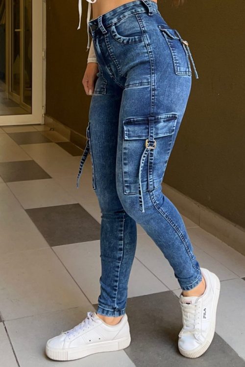 Skinny Jeans With Big Pockets