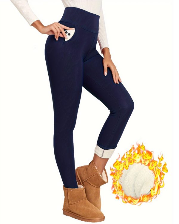 High Elastic Fleece Warm Yoga Pants