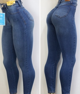 Jeans High Waist With Super Lipo Spandex-curvy-faja