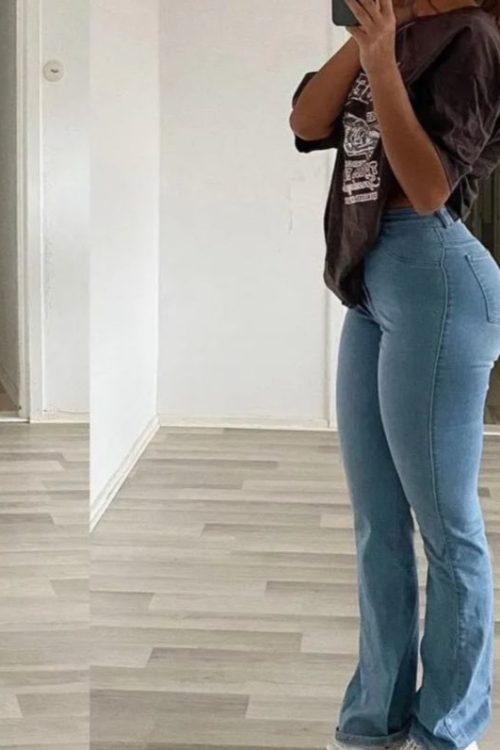 Slim Fit Bootcut Skinny Jeans