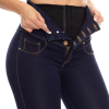Butt Lift High Waist Jeans With Internal Girdle-curvy-faja