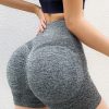 High Waist Abdominal Elastic Peach Hip Lifting Shorts