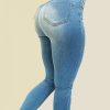 High-waist Stretch Slim-fit Shaping Jeans
