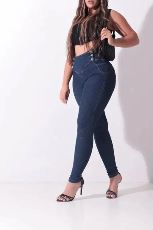 Tan Jean Shorts for Women Womens Jeans Casual Mid Waist Pants Trousers Pockets Classic Denim Jeans-curvy-faja