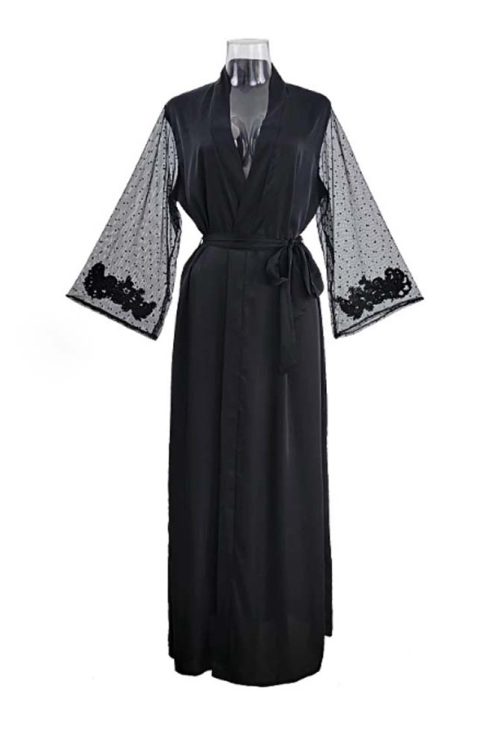 Sexy Lace Embroidered Pajama Set