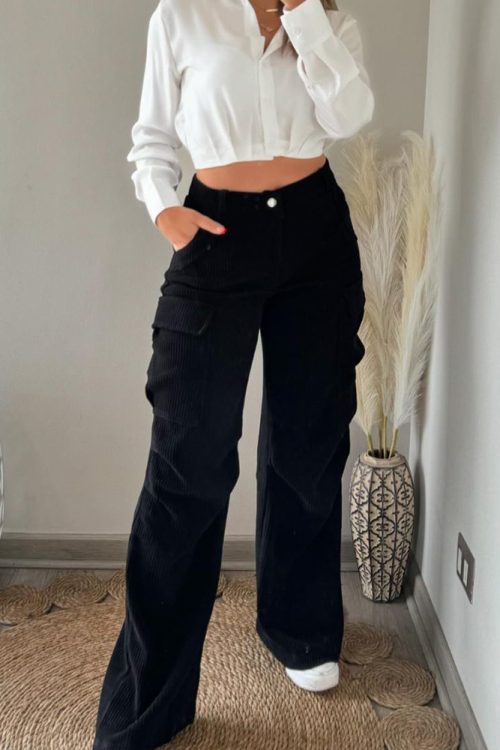 Corduroy Cargo Trousers