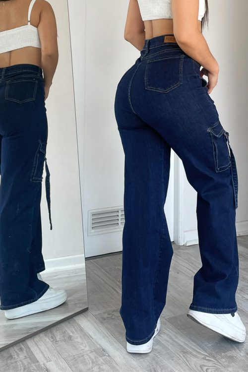 Multi-Pocket Cargo Jeans（Pre-Sale)