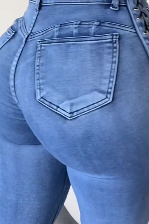 Women's Flirty Curvy Skinny High Rise Stretch Jeans  (Pre-Sale)