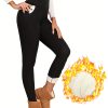 High Elastic Fleece Warm Yoga Pants
