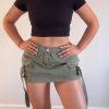 Workwear Style Hip Shorts Skirt