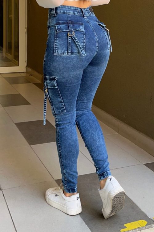 Skinny Jeans With Big Pockets