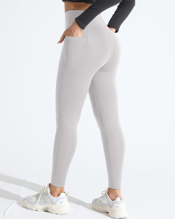 High-Waisted Tummy-Controlling Warm Sports Leggings