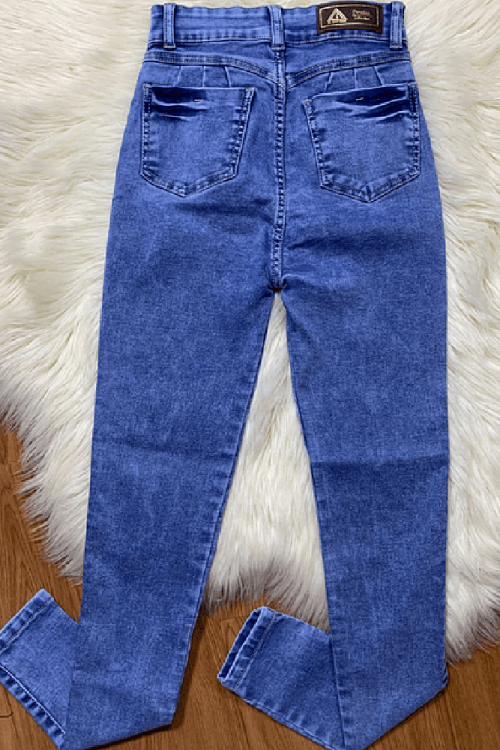 Light Blue Braided Jeans